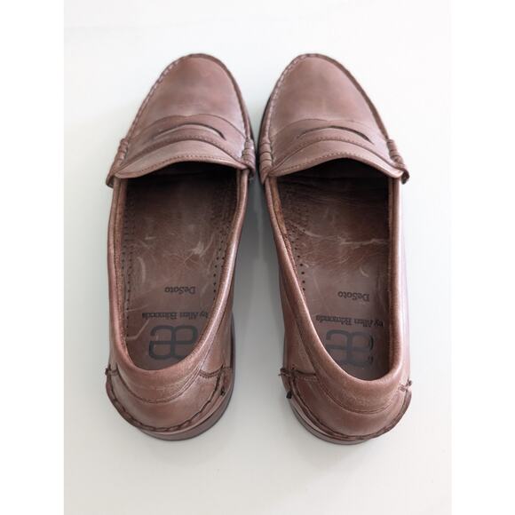 Men's Allen Edmonds Desoto Leather Penny Loafers Size 10B  45601 - Picture 5 of 10